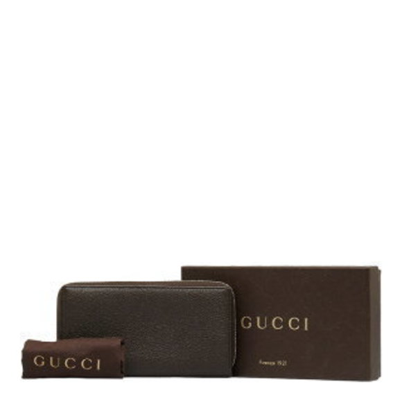 Gucci long Wallet brown leather - Picture 1 of 8